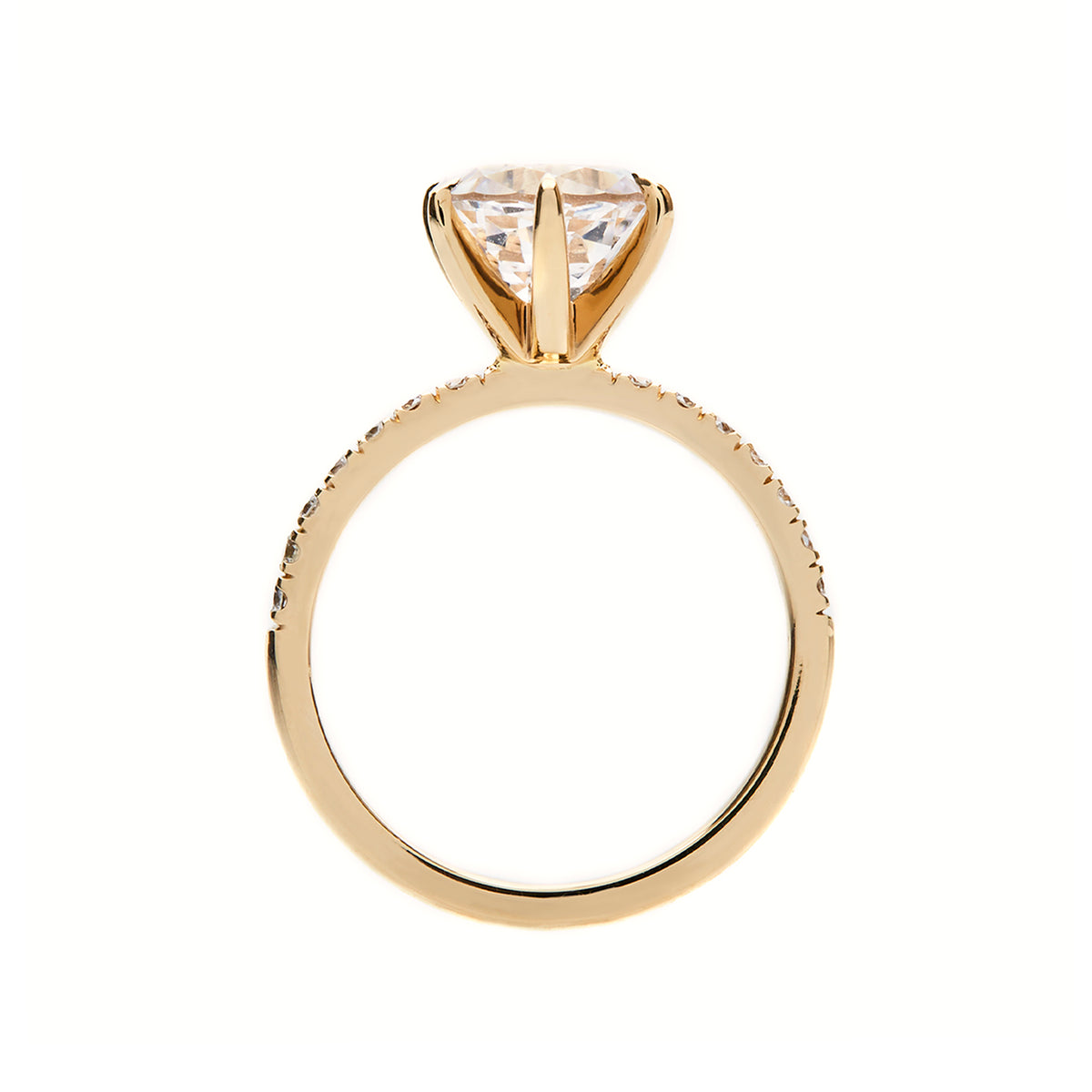 6 prong pave shop setting