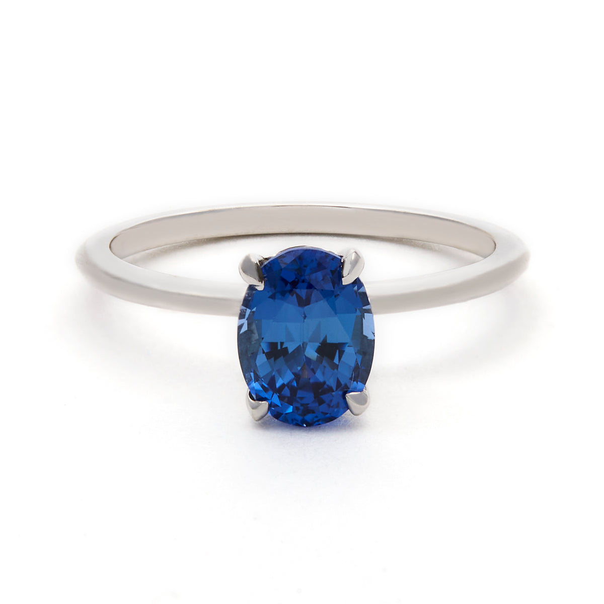 Thin hotsell sapphire band